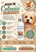 Agua de Colonia para Perros IdemPets Aroma Talco | Fragancia Suave y Duradera