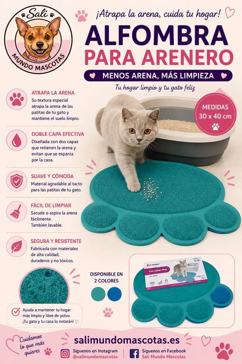 Alfombra Atrapa Arena Flamingo
Alfombra Antideslizante para Gatos Flamingo
Alfombra Higiénica para Arenero Flamingo
Alfombra Recoge Arena para Gatos
Alfombra Protectora para Arenero
Alfombra para Caja de Arena Flamingo
Alfombra Limpiadora para Patas de Gato
Alfombra Antiarena para Gatos
Alfombra Premium para Arenero
Alfombra de Higiene para Gatos
Alfombra para Bandeja Sanitaria
Alfombra Antideslizante para Caja de Arena
Alfombra Recolectora de Arena
Alfombra para Mascotas Flamingo
Alfombra de Entrada para A