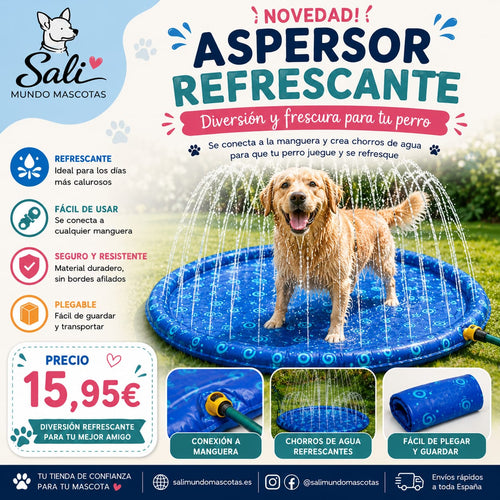 Aspersor Refrescante para Perros Sali
Aspersor de Agua para Perros en Verano
Juguete de Agua para Perros
Aspersor de Agua para Jugar con Perros
Juguete Acuático Refrescante para Perros
Aspersor para Perros y Mascotas
Juguete de Verano para Perros Sali
Aspersor de Agua para Perros en Jardín
Juego Refrescante con Agua para Perros
Accesorio de Agua para Perros Sali