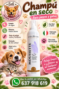 Iv San Bernard Moussette – Champú en Espuma en Seco para Perros y Gatos 250 ml