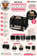 Bolsa de Transporte para Perros y Gatos – Máx. 5 kg | Cómoda, Segura y Transpirable