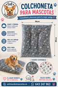 Colchoneta para Perros y Gatos 95 x 80 cm – 2 Diseños