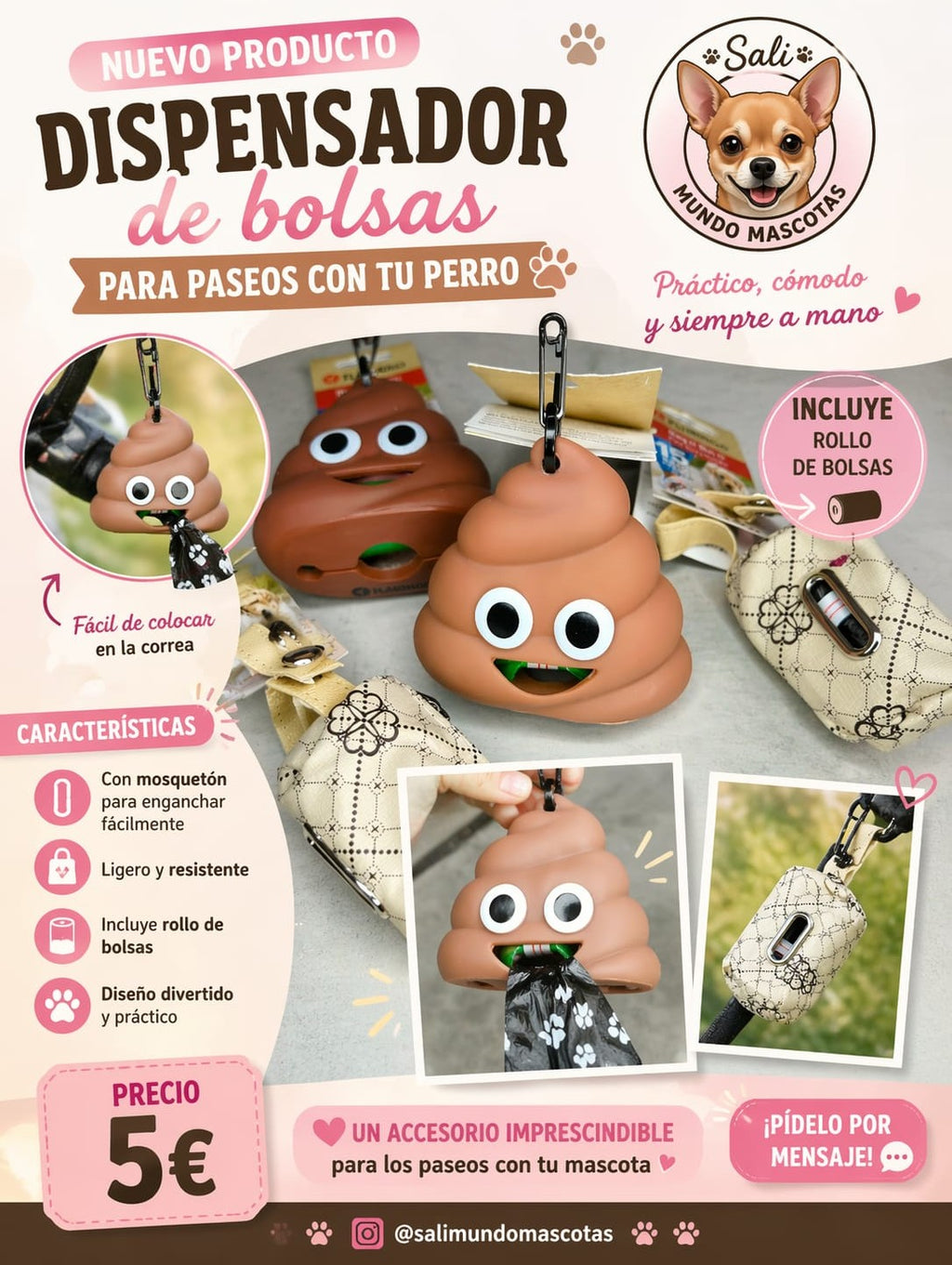 Dispensador de Bolsas Flamingo para Perros
Portabolsas Flamingo para Paseos con Mascotas
Dispensador de Bolsas para Residuos de Perros
Porta Bolsas para Perros Emoji Divertido
Dispensador de Bolsas para Mascotas Flamingo
Accesorio Flamingo para Paseos de Perros
Dispensador de Bolsas para Pasear Perros
Portabolsas de Residuos para Mascotas
Dispensador Flamingo Emoji para Bolsas de Perros
Accesorio para Paseos con Perros Flamingo