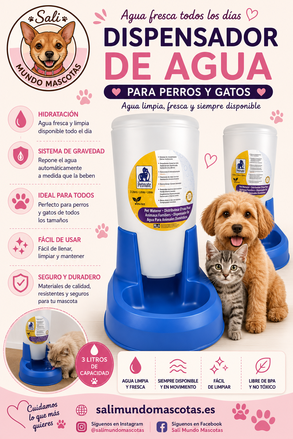 Fuente de Agua Savic para Gatos
Fuente Automática Savic 2,5 L
Bebedero Automático Savic
Fuente con Filtro para Mascotas
Fuente de Agua para Gatos Savic
Bebedero con Agua en Movimiento
Fuente de Agua para Perros Pequeños
Fuente de Hidratación Savic
Bebedero con Filtro Savic
Fuente de Agua Premium para Mascotas
Bebedero Eléctrico Savic
Fuente de Agua Continua
Dispensador de Agua Savic
Fuente para Beber de Mascotas
Fuente Volcano para Mascotas