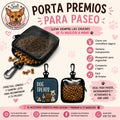 Porta Premios Portátil para Paseo Sali - Con Mosquetón y Ventana Transparente 🎒🍖pet_supplies
