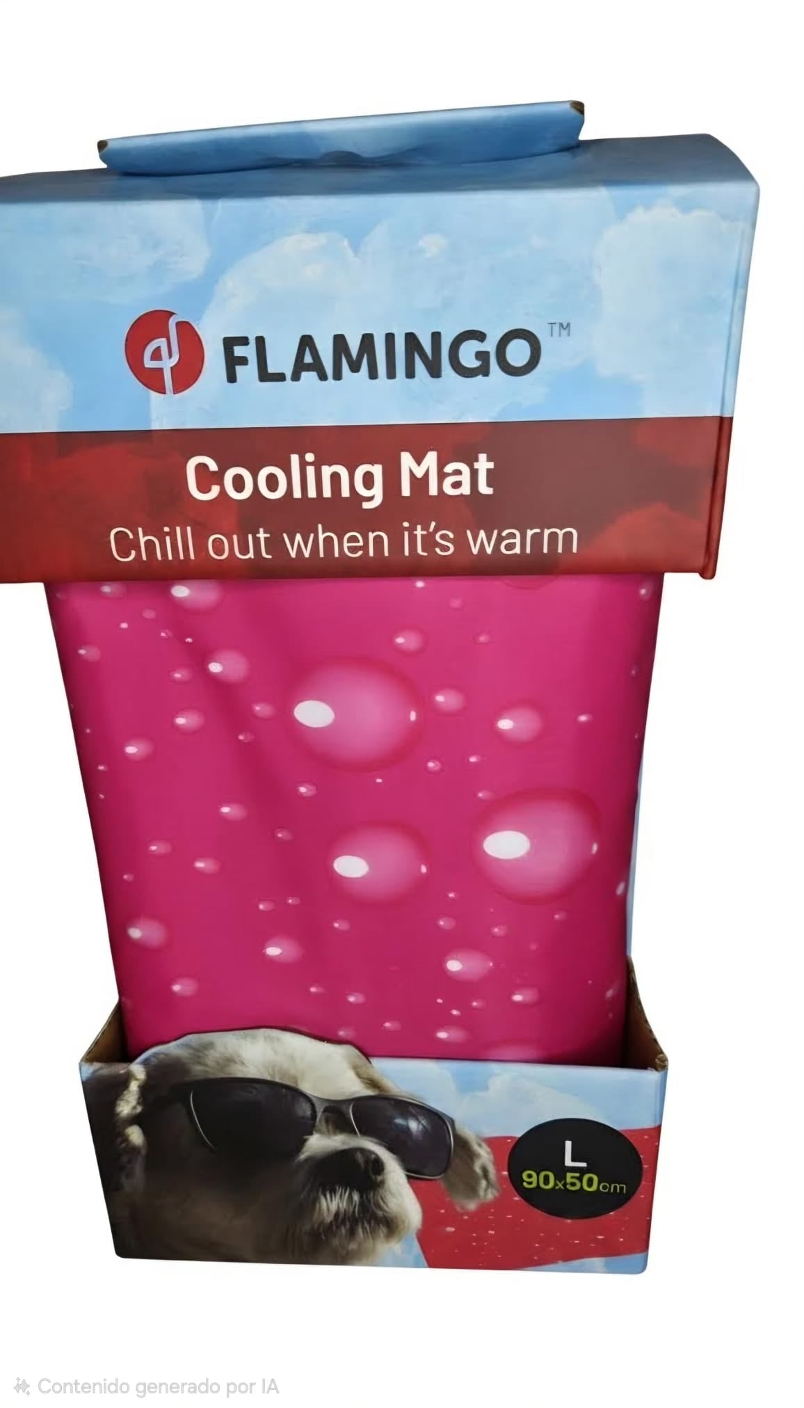 Manta Refrescante Flamingo 90x50 cm para Perros