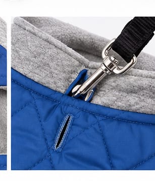 Abrigo Flamingo Manon Azul para Perros – Forro Polar