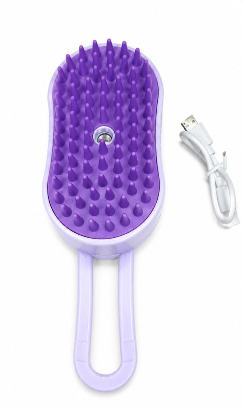 Cepillo de Vapor 3 en 1 para Perros y Gatos Sali - Recargable USB 🌬️🐾