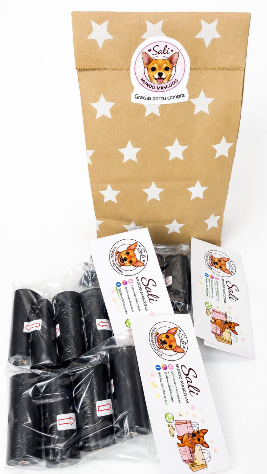 Pack Oferta 3 Paquetes de Bolsas Higiénicas Sali (180 bolsas) 🧻🐾