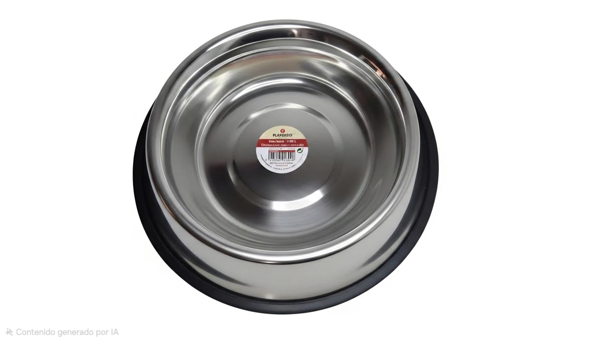 Comedero de Acero Inoxidable Flamingo para Perros Grandes (30 cm - 1.6L)