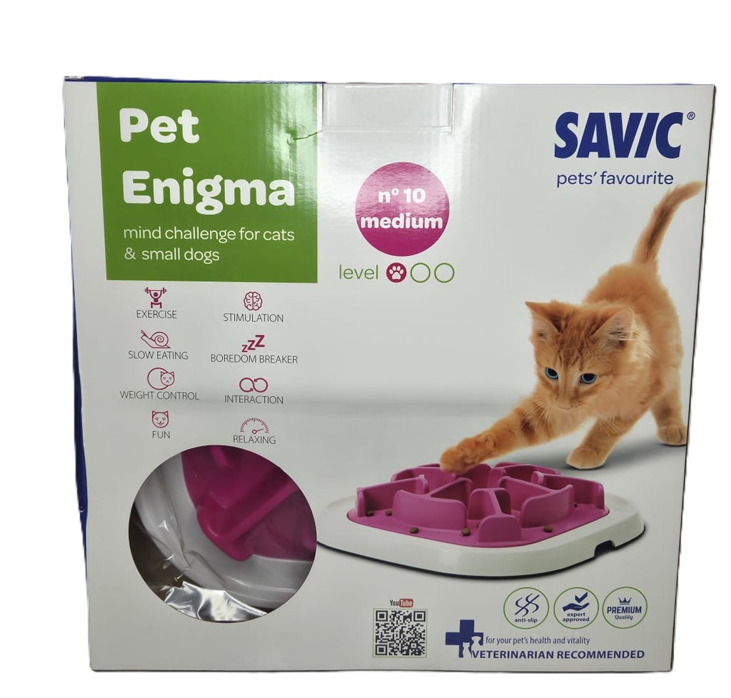 Juguete Interactivo Pet Enigma Savic para Gatos y Perros Pequeños - Envío Gratis
