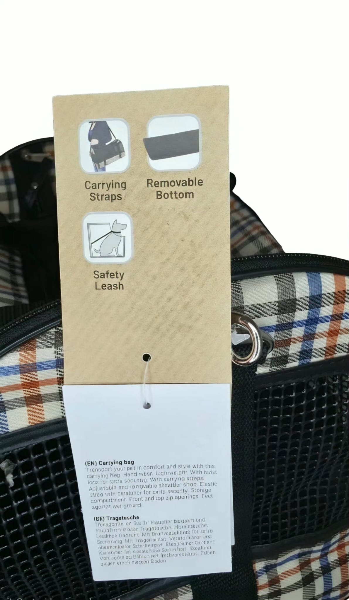 Bolsa de Transporte para Perros y Gatos – Máx. 5 kg | Cómoda, Segura y Transpirable