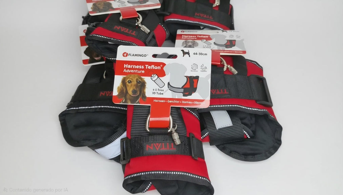 Arnés Teflon® Adventure para Perros – Ajustable, Resistente y Reflectante