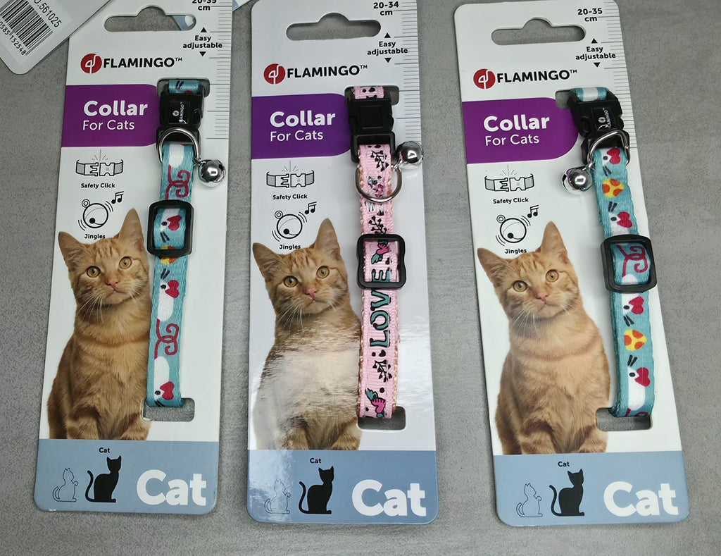 Collar para Gatos Ajustable con Cascabel – Diseño Cómodo y Ligero