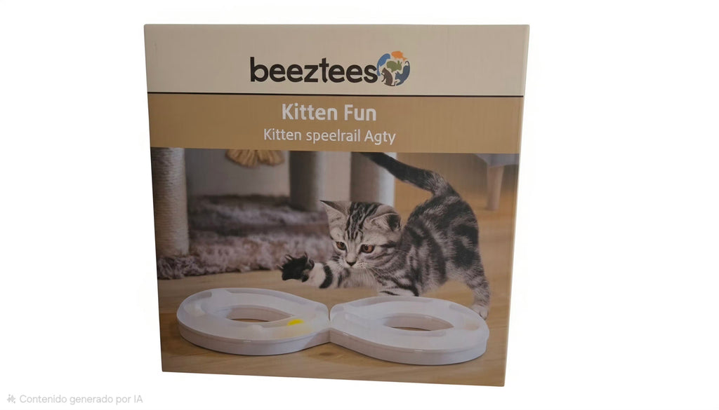 Beeztees Kitten Fun – Circuito de Juego en Forma de 8 para Gatitos