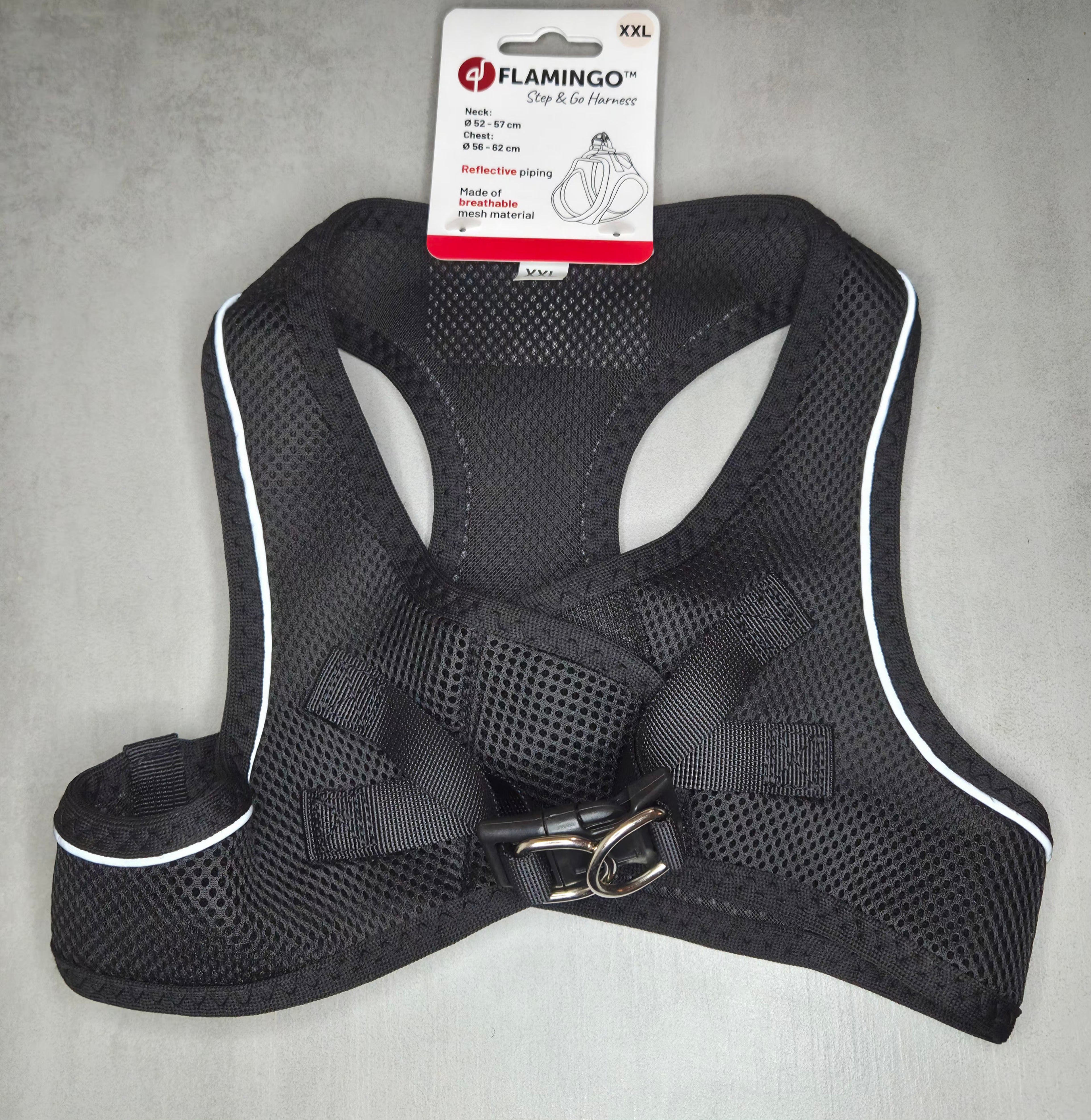 Arnés Flamingo Step & Go para Perros  Transpirable, Reflectante y Ajustable