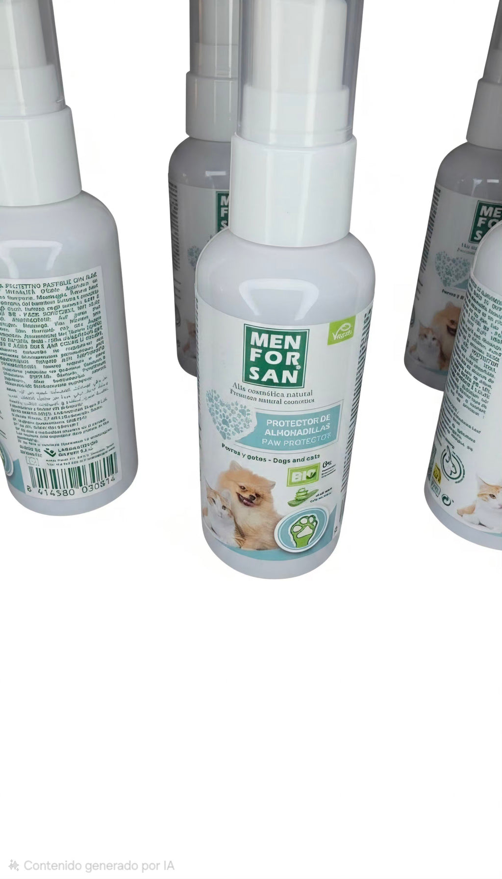Protector de Almohadillas para Perros y Gatos Menforsan | Hidratación y Cuidado 125 ml