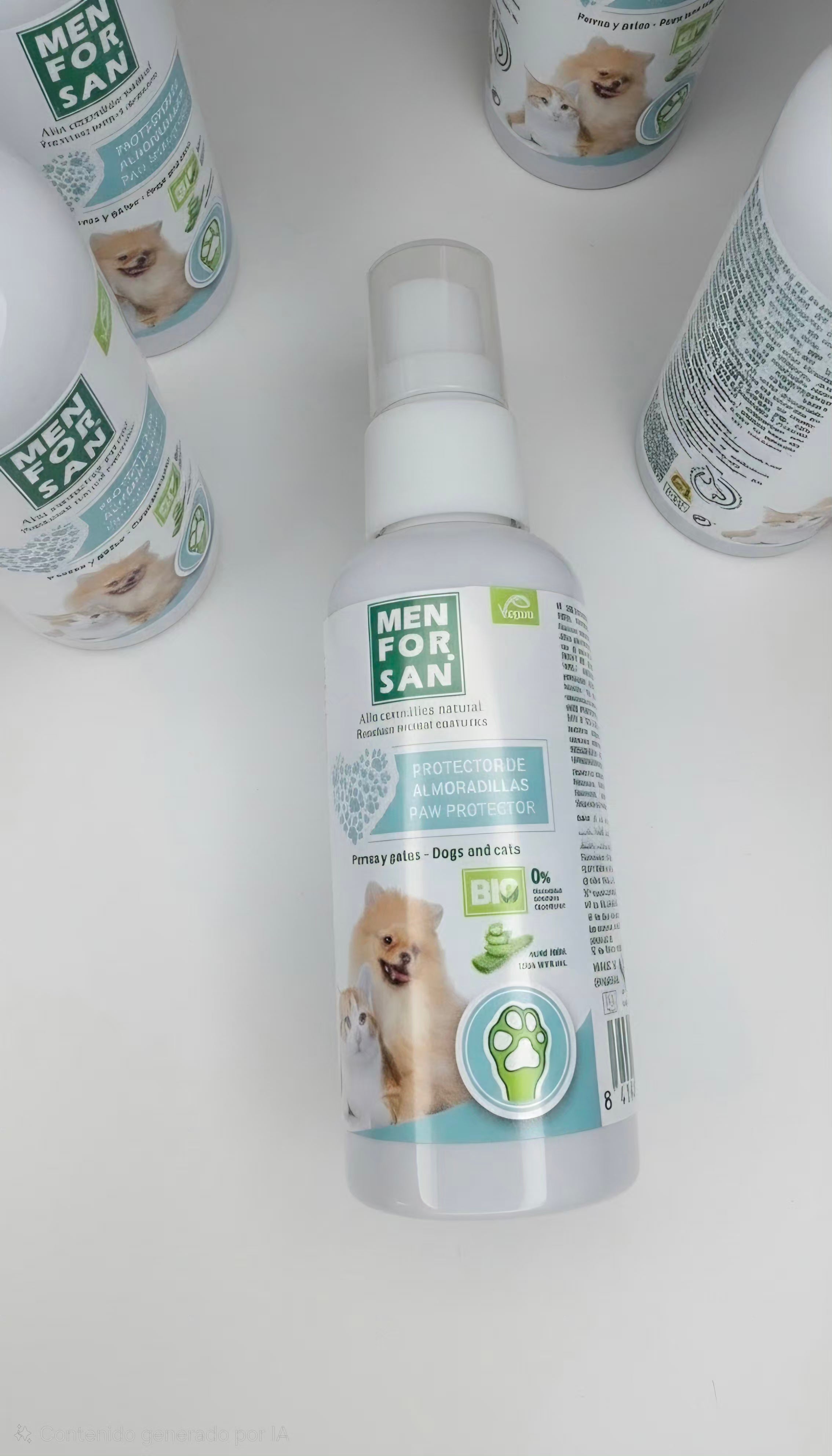 Protector de Almohadillas para Perros y Gatos Menforsan | Hidratación y Cuidado 125 ml